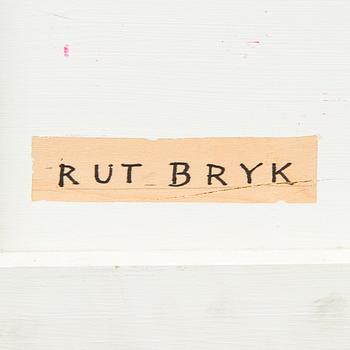 Rut Bryk, reliefi, fajanssia, signeerattu BRYK.