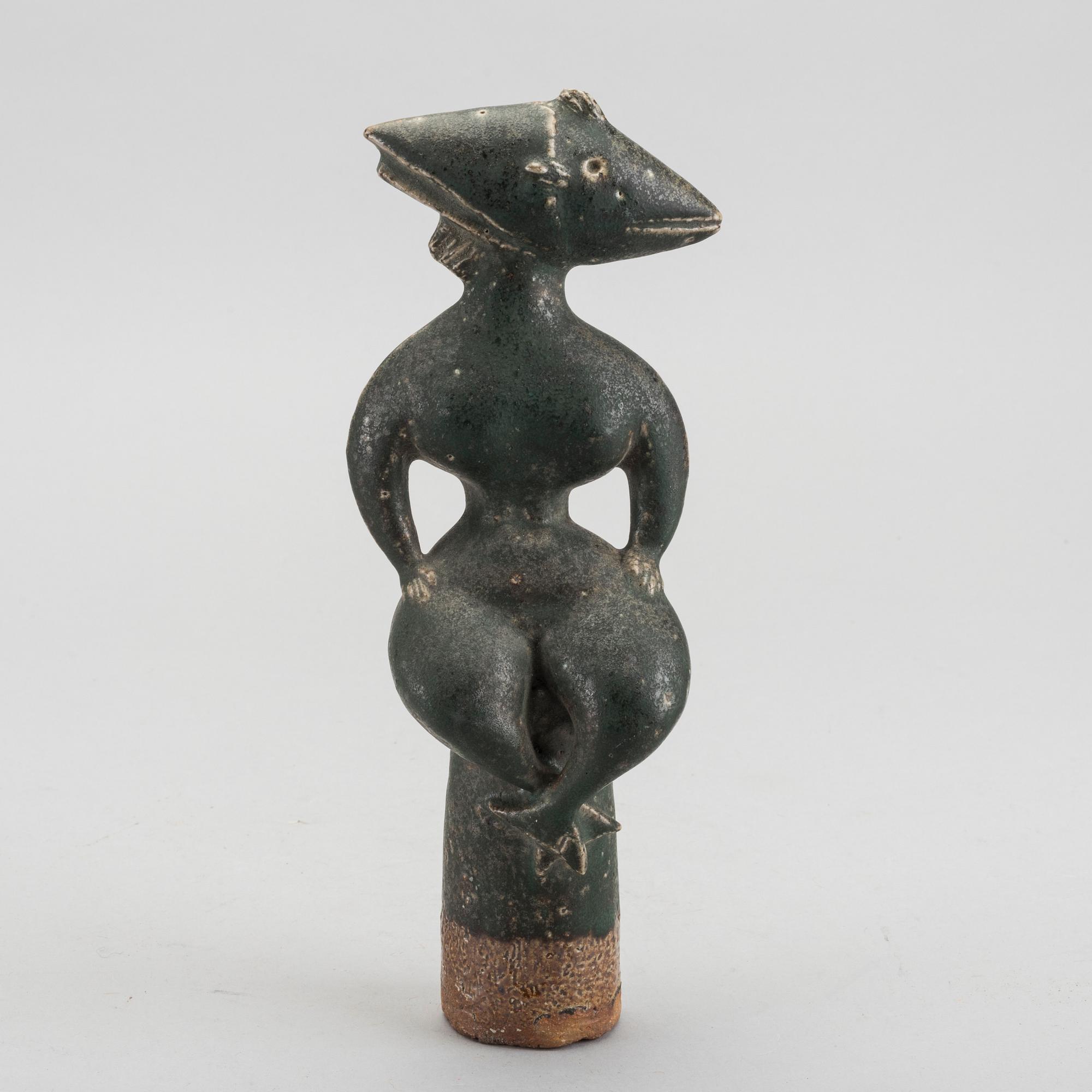 ROBERT NILSSON, skulpturer 3 stycken, signerade, 1900-talets senare del.