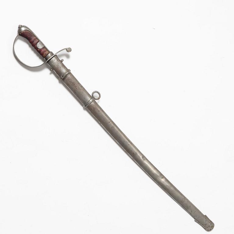 Sabel, Österrike-Ungern, 1800-tal, med balja.