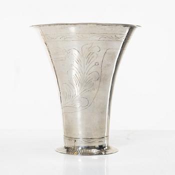 Petter Gillberg, bägare, silver, Varberg 1791.