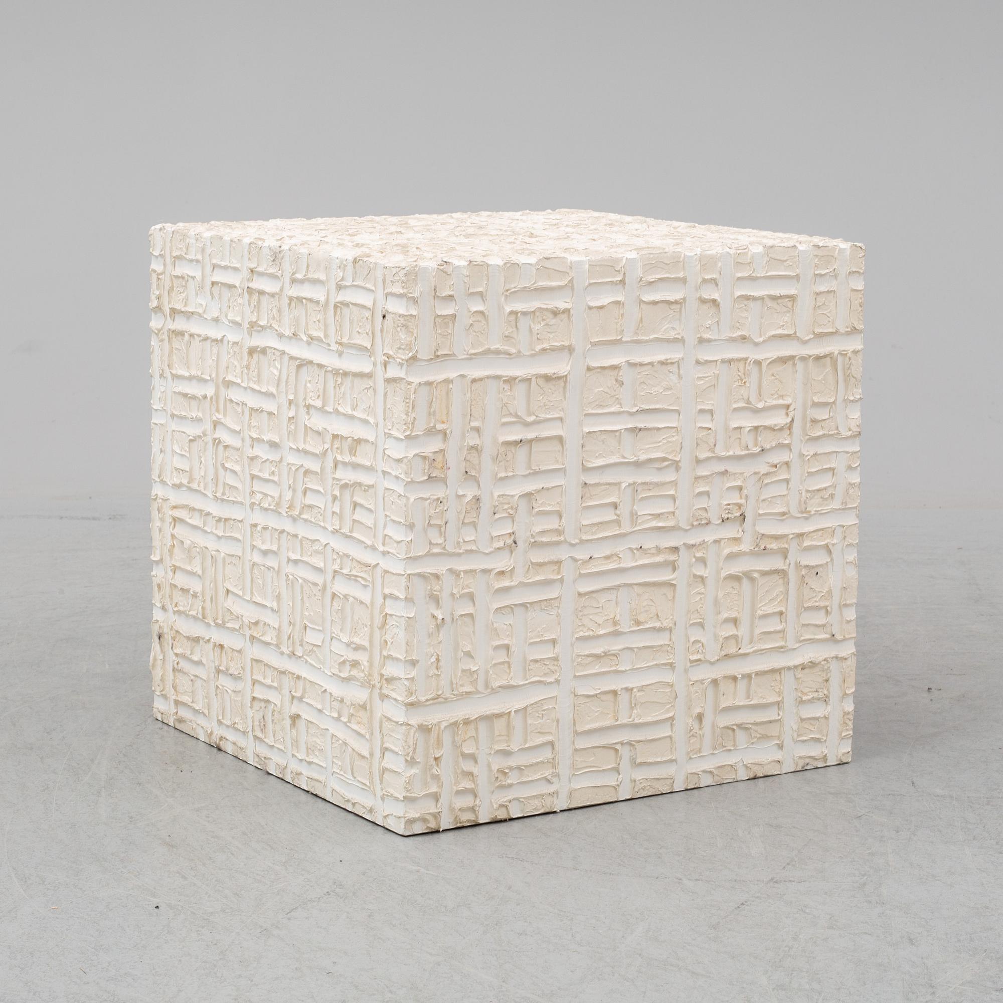 HÅKAN BENGTSSON, object/sculpture, oil on MDF, signed and dated 2001-2002.