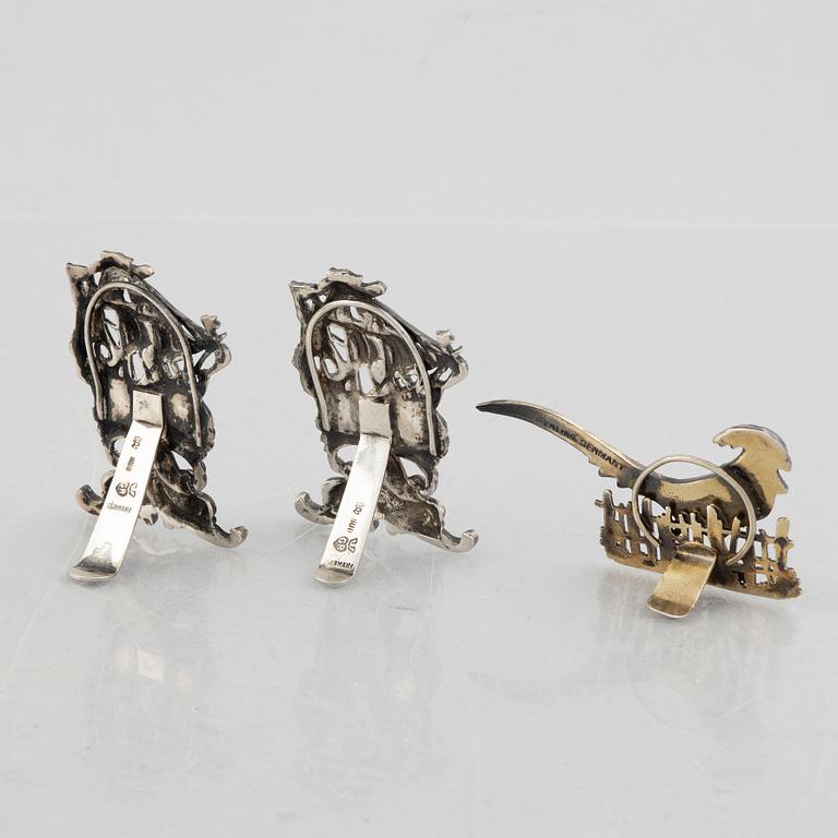 Silver, 22 pieces, including GW Shiebler, New York circa 1900.