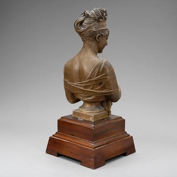 BYST, konstmassa, otydligt signerad. 1900-tal.