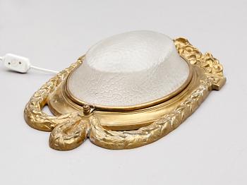 VÄGGLAMPA, gustaviansk stil, 1900-talets mitt.