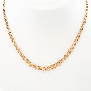 Halsband Bismarck-länk 18K guld.
