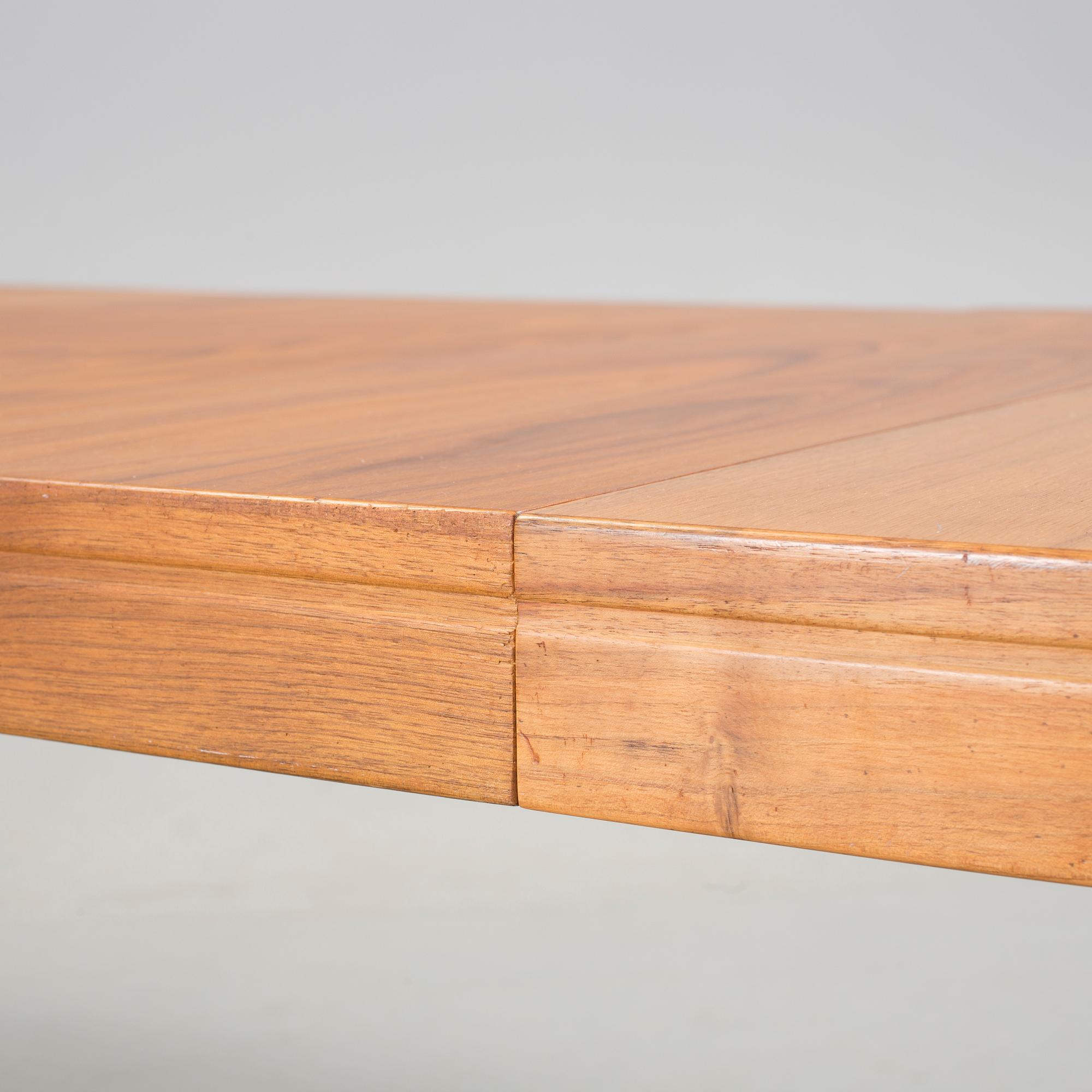 A teak dining table from Skaraborgs Möbelindustri in Tibro mid 20th century.