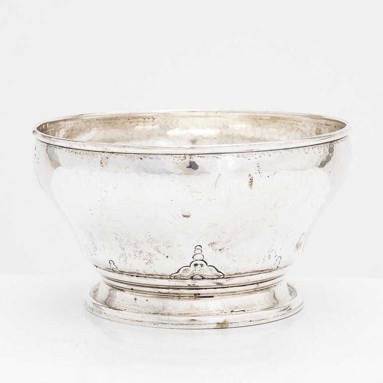 A Danish silver bowl, maker's mark of Th. Meier, 1918.