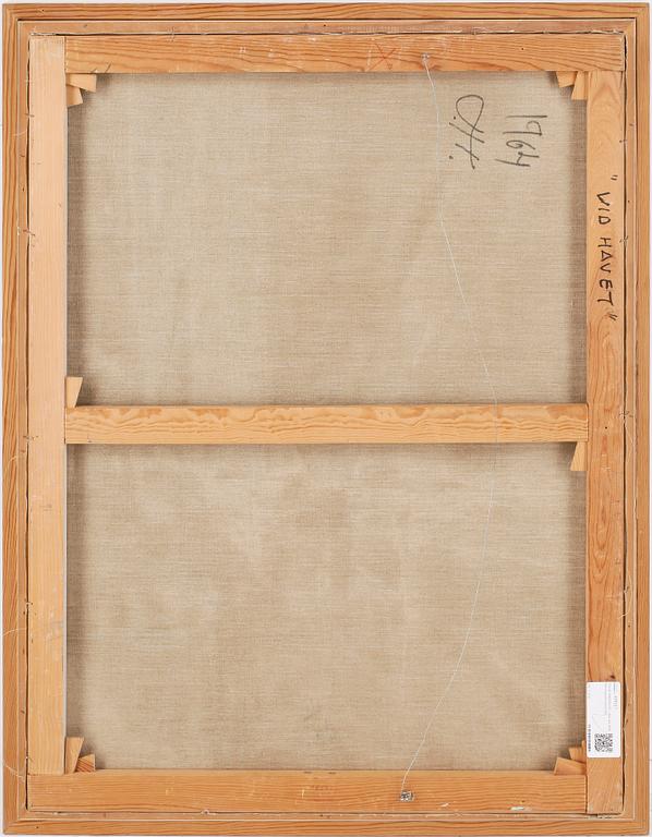 TAGE HEDQVIST, olja på duk. Signerad med dedikation.