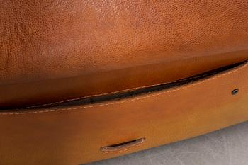 A Roche Bobois leather sofa late 20th century.