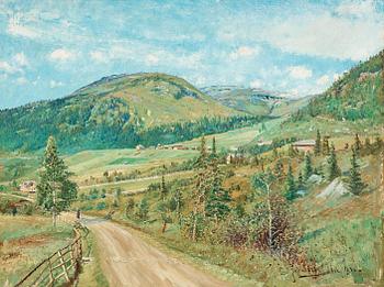 8. Carl Johansson, Summer landscape from Åre.