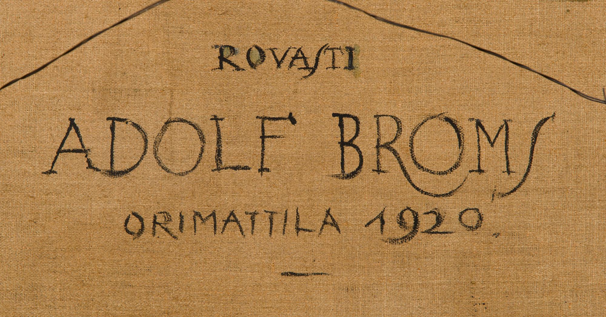 Oskari Paatela, Rovastin muotokuva (Adolf Broms).