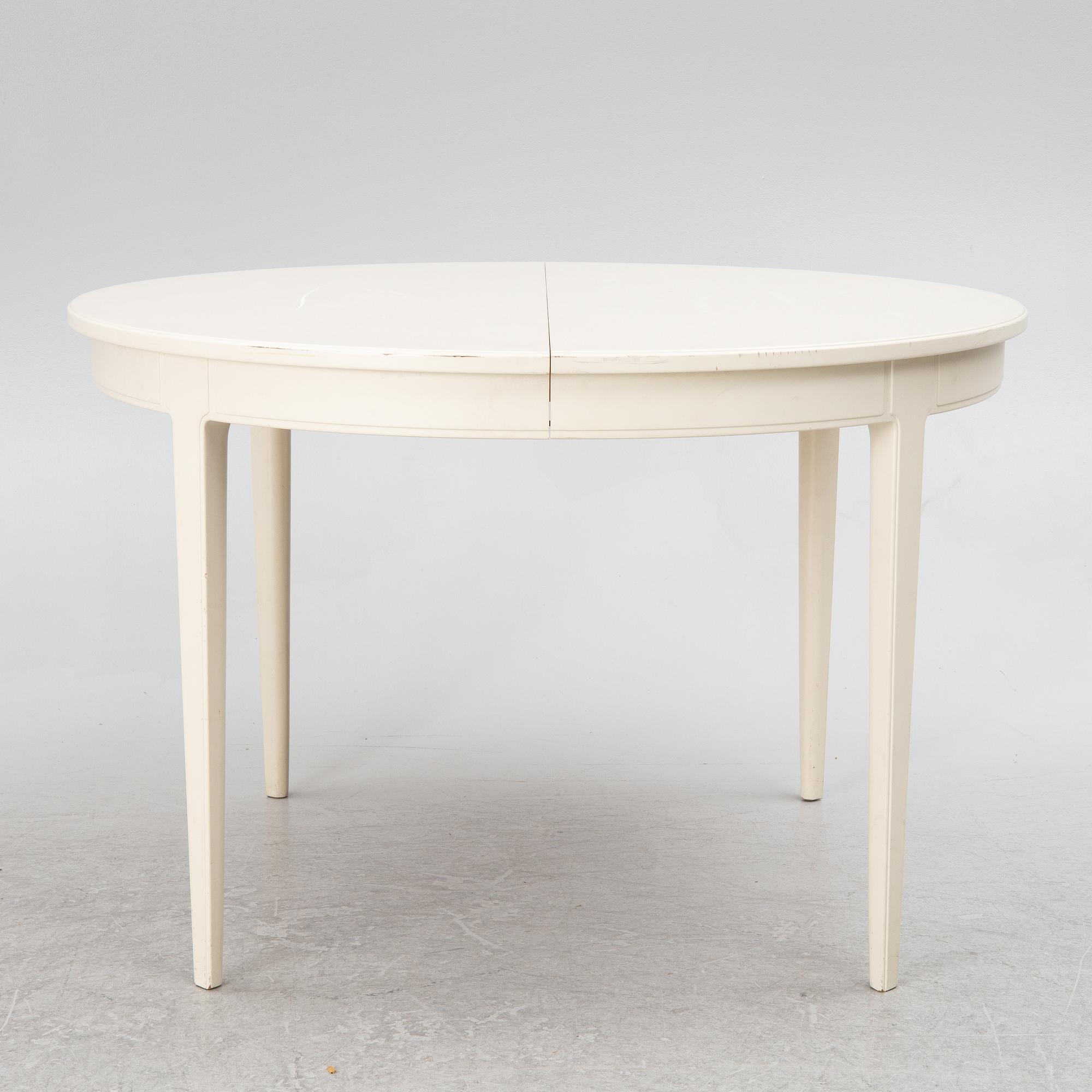 Carl Malmsten, a dining table, "Herrgården", Bodafors, second half of the 20th century.