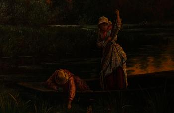 HENRY JOHN YEEND KING, olja på duk, sign.