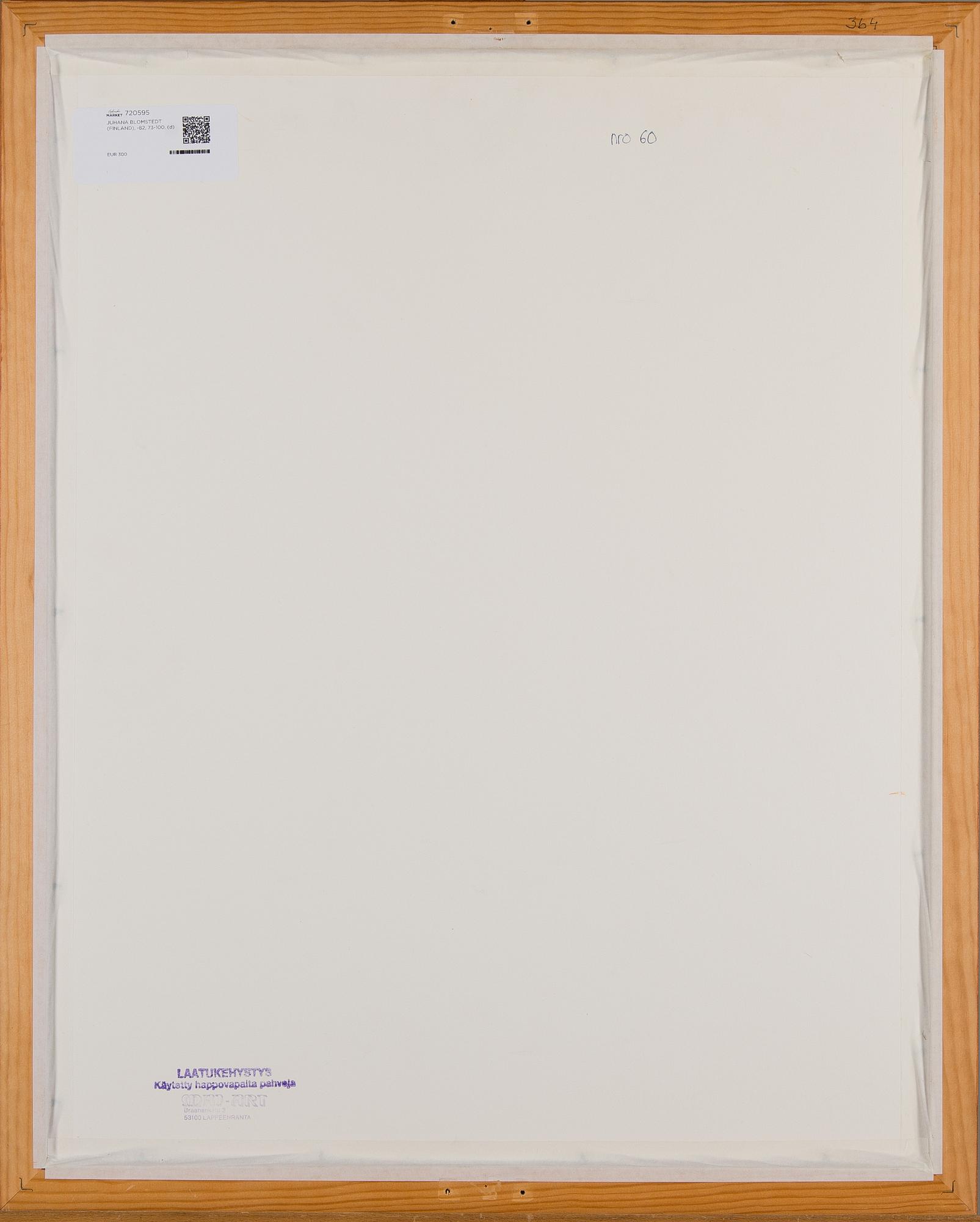 JUHANA BLOMSTEDT, serigrafi, signerad och daterad -82, numrerad 73/100.