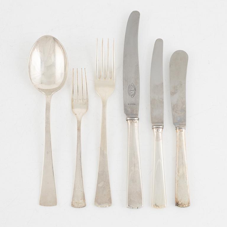 A 67-piece Swedish silver cutlery, model 'Diplomat', including GAB, Stockholm 1965.