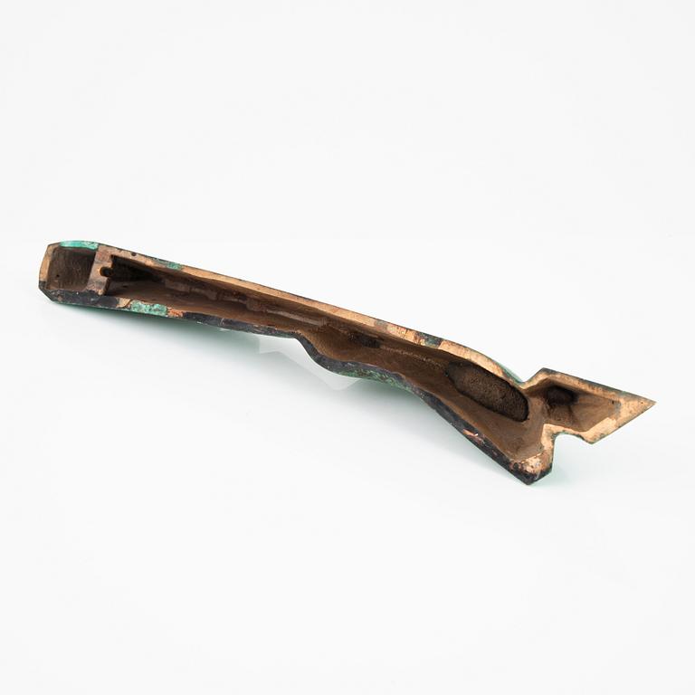 Björn Selder, sculpture, unsigned, bronze.