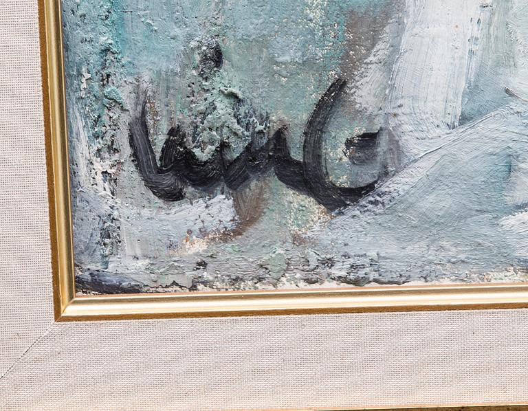 OLAVI LAINE, olja på duk, signerad.