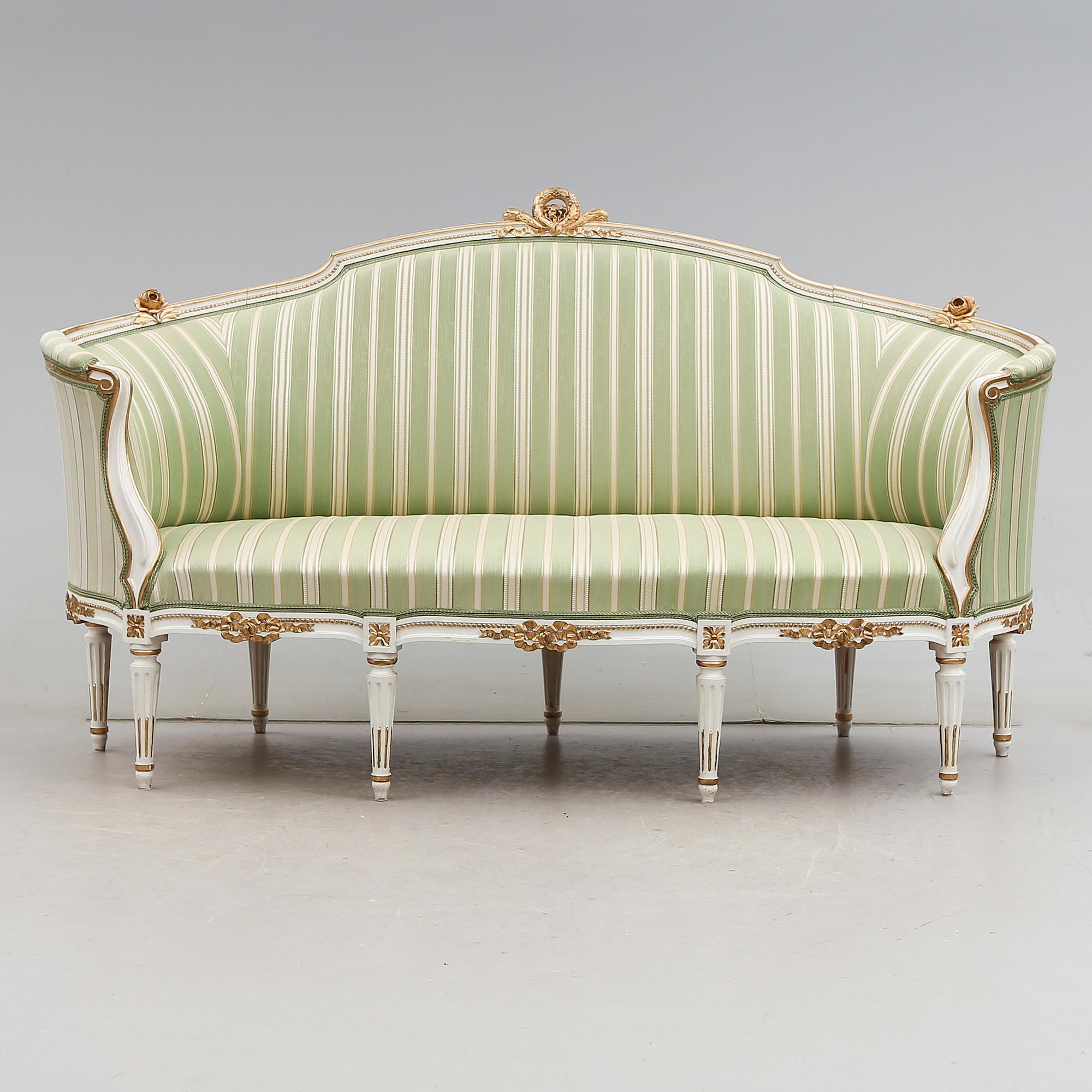 SOFFA, sk badkarsmodell, gustaviansk stil, 1900-talets början.