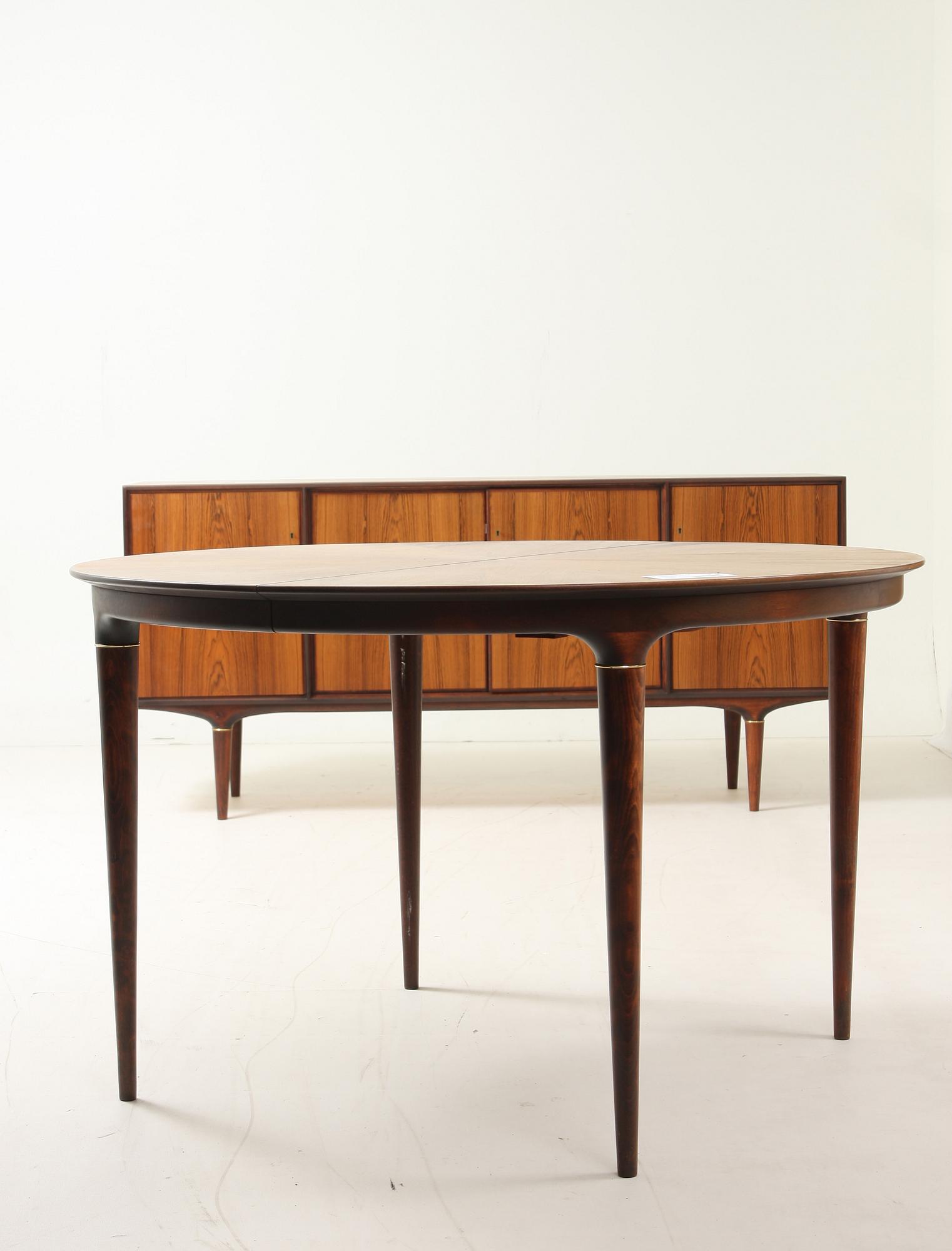 MATGRUPP, 6 delar, "Cortina", Svante Skogh, jakaranda.