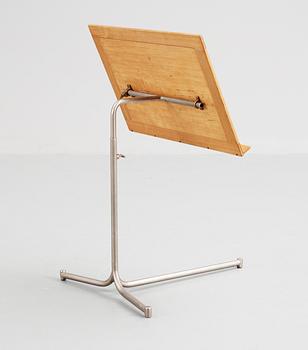 A Bruno Mathsson birch reading table by Karl Mathsson, Värnamo 1940's.