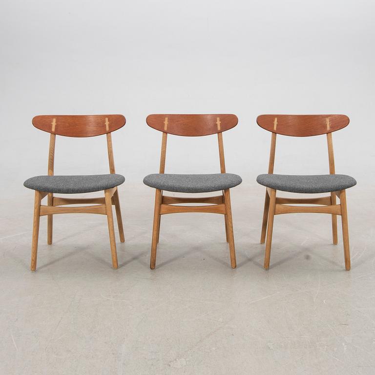 Hans J. Wegner, Chairs 6 pcs, "CH-30", 1950s-60s.