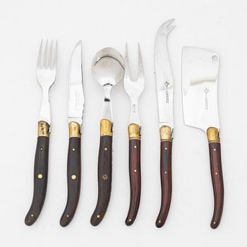 Cutlery, 40 pcs, Claude Dozorme and Arbalète G. David Laguiole, France.