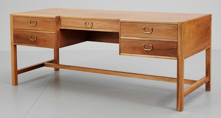 A Josef Frank walnut desk, Svenskt Tenn, model 500/A.