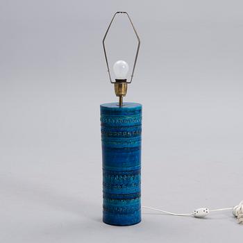 BORDSLAMPA, keramik, Aldo Londi för Bitossi, Italien 1960-tal.