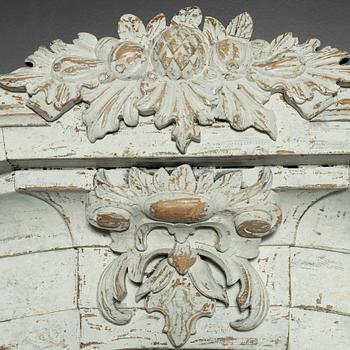 A Baroque cabinet, 18th century.