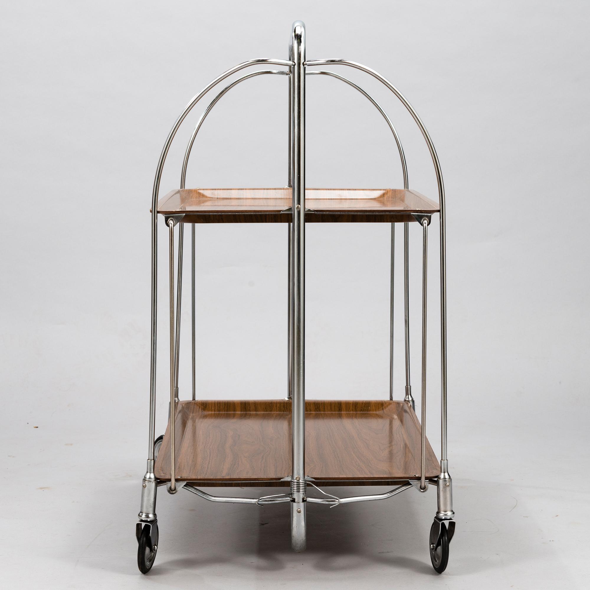 A mid 20th century tea trolley.