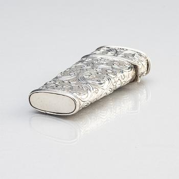 Necessär, silver, 1700-tal, saknar stämplar.
