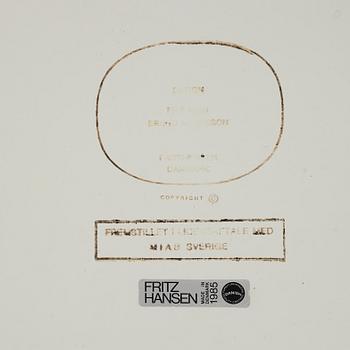 Bruno Mathsson & Piet Hein, a 'Superellipse' dining table, Fritz Hansen, Denmark.