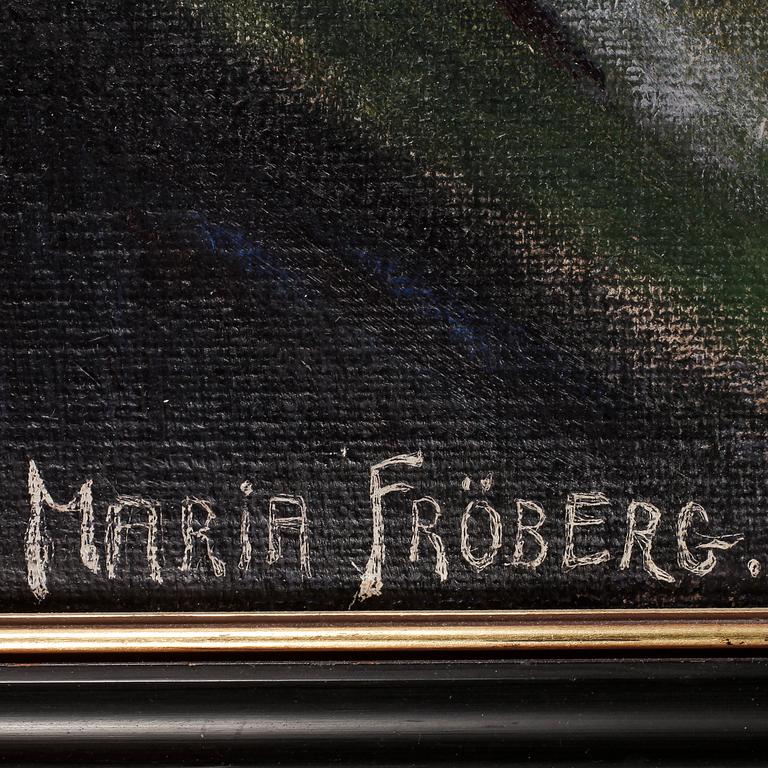 MARIA FRÖBERG, olja på duk, signerad.