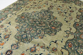 Carpet, Keshan, approx. 392 x 287 cm.