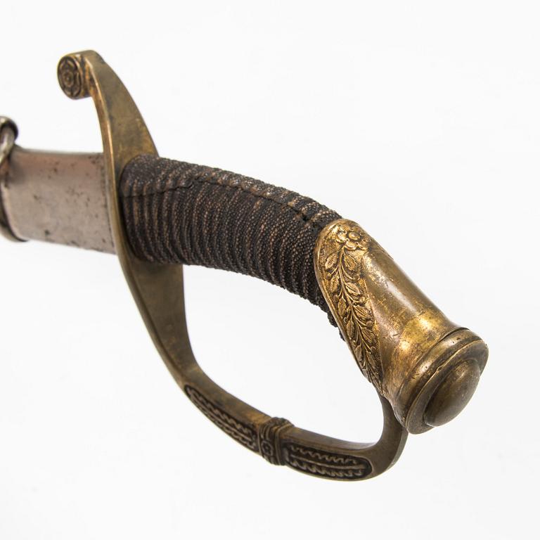 Sabel, för infanteriofficer, M1865, Ryssland.