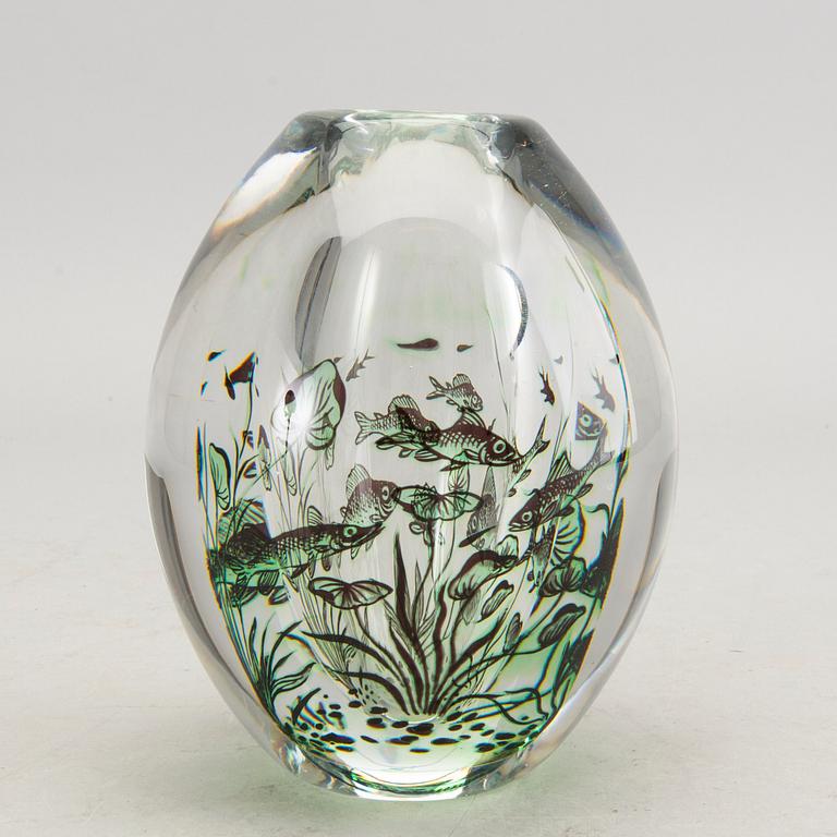 Edward Hald, a graal glass vase.