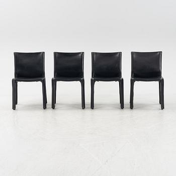 Mario Bellini, stolar, 4st, modell 412 CAB för Cassina, Italien.