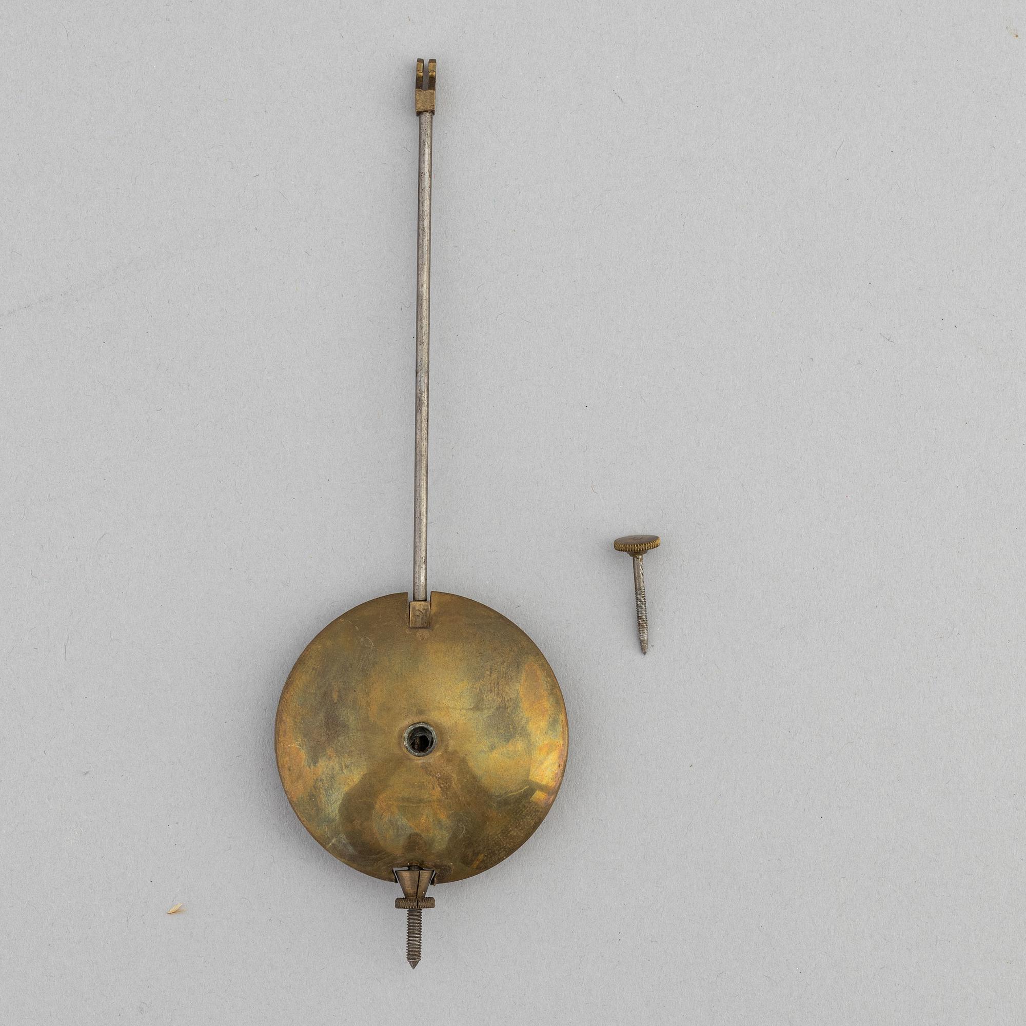 A mantle clock, Lenzkirch, Germany, late 19th century.