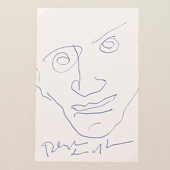 BENGT LINDSTRÖM, teckning, sign.