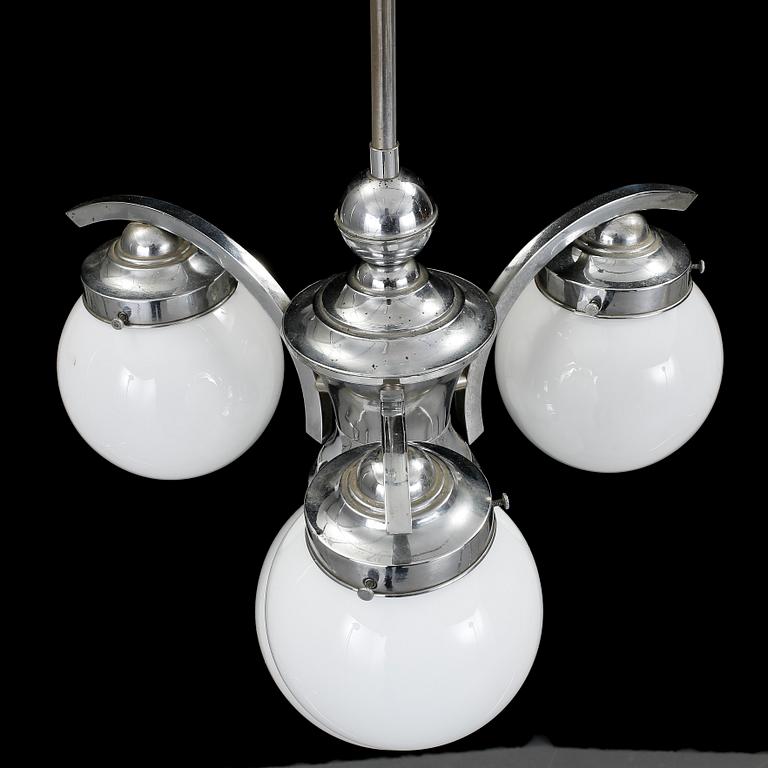 TAKLAMPA, art deco, 1940-tal.