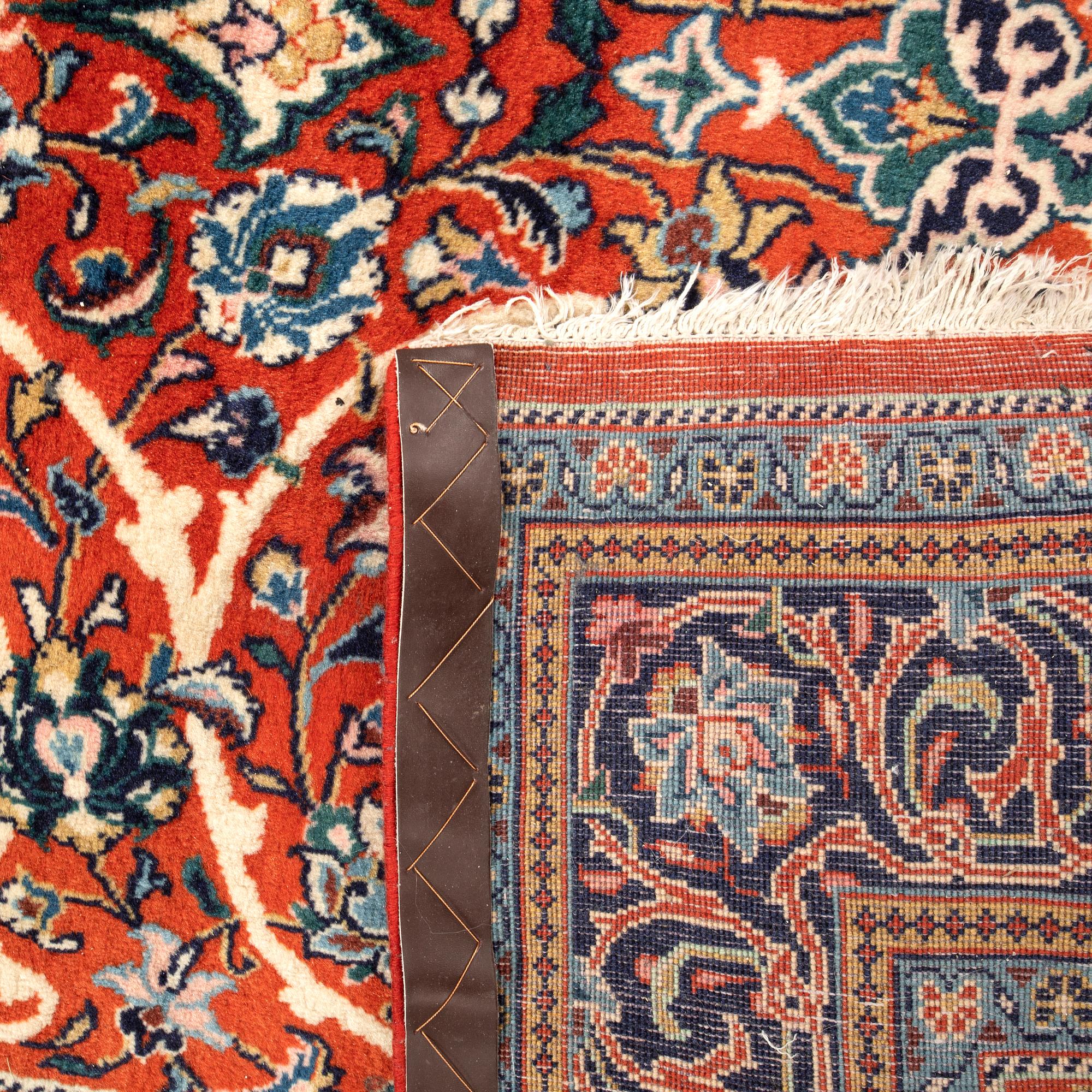 Oriental rug, old, approx. 239x138 cm.