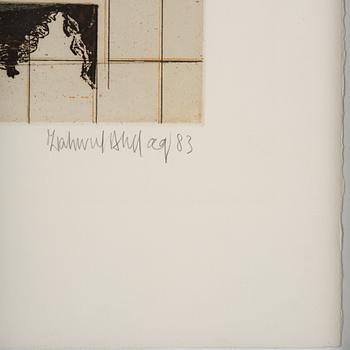 Zahoor ul Akhlaq, "Radio Photo of Objects Unidentified" from: "Hommage aux Prix Nobel" (Nobel Prize folder).