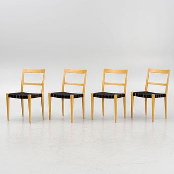 Bruno Mathsson, chairs, 4 pcs, "Mimat", Bruno Mathsson International, Värnamo, 1995-2001.