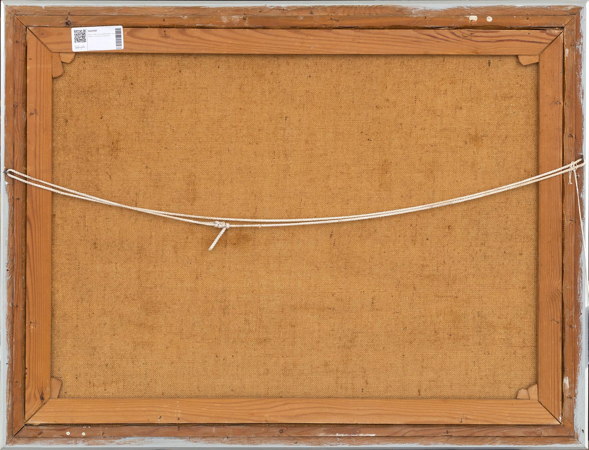 MINACARLSSON-BREDBERG, oil on canvas, monogram signature.