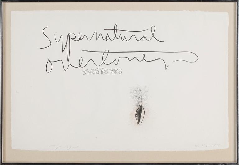 JIM DINE (USA), litografier, 2 st ur serien Oo la la. Den ena signerad och  numrerad 52/75.
