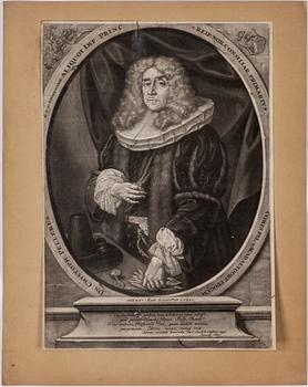 A mixed lot of 14 unframed 18th century mezzotint and aquatint portraits.