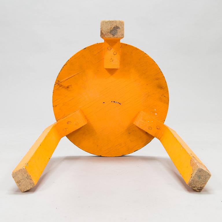 Otto Korhonen, jakkara, O.Y. Huonekalu- ja Rakennustyötehdas A.B. 1920-luvun loppu.