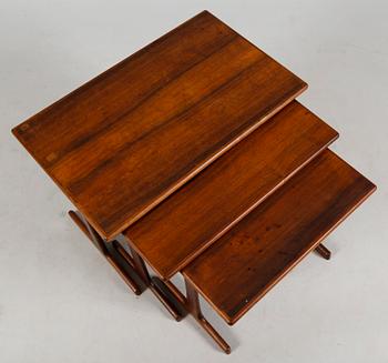 SATSBORD, 3 delar, Danmark, 1960-tal.