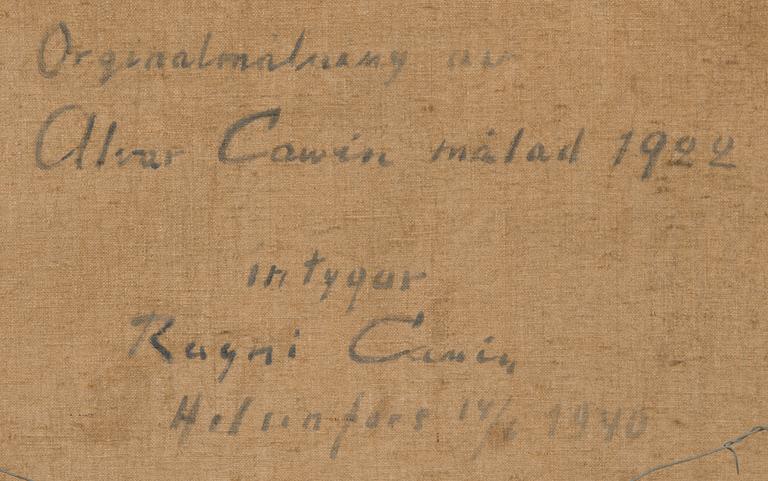 ALVAR CAWÉN, HAITARINSOITTAJA.