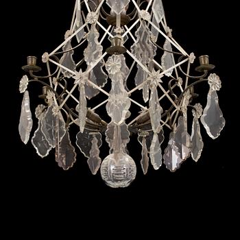 a rococo-style chandelier from the first half of the 20th century.